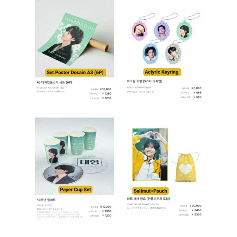 PRE ORDER MINI POP UP EXHIBITION BY NUNA V BTS KPOP FESTA PHOTOCARD KEYRING