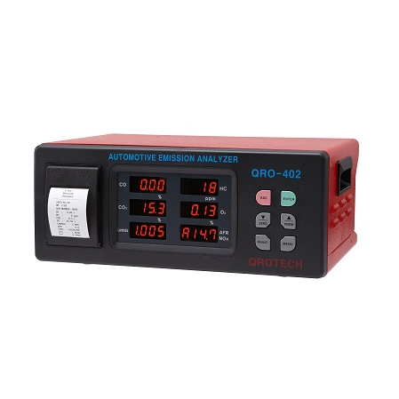 QROTECH QRO-402 4 Gas Analyzer / Alat Uji Gas Emisi Bensin