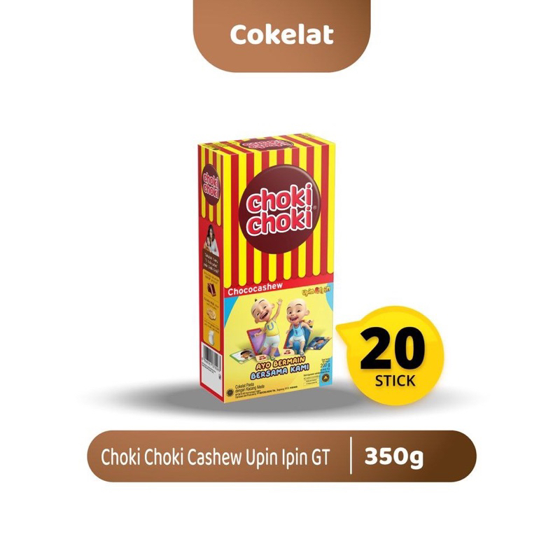 

Choki Choki Choco Cashew Coklat 1 Box 20 Stick