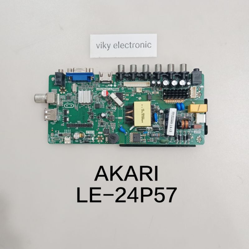 mainboard tv AKARI LE 24P57 mb mesin tv led AKARI LE-24P57