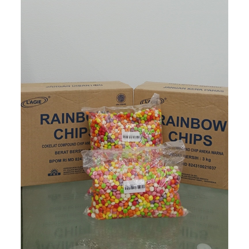 

L'AGIE RAINBOW CHIPS 1/2 BULAT ECERAN 1KG