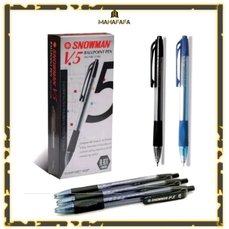

Pulpen Snowman V5 0.7mm / Ballpoint Pen Cetek Snowman