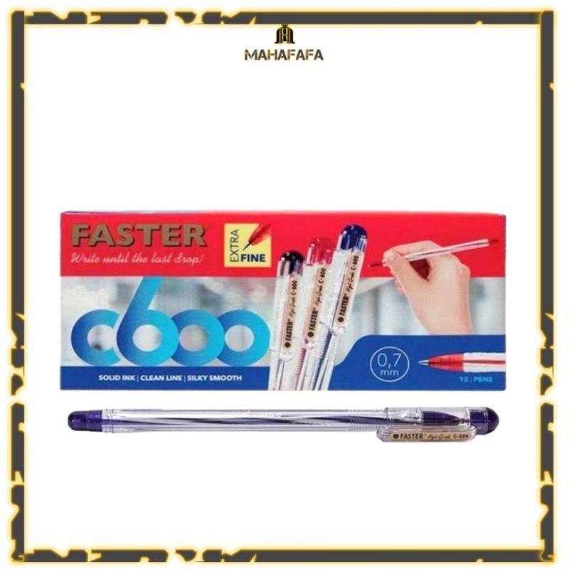 

Pulpen Faster C600 0.7mm / Pen Ballpoint Faster