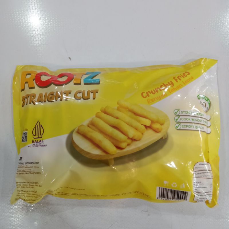 

Rootz Kentang Straight Cut 900 g