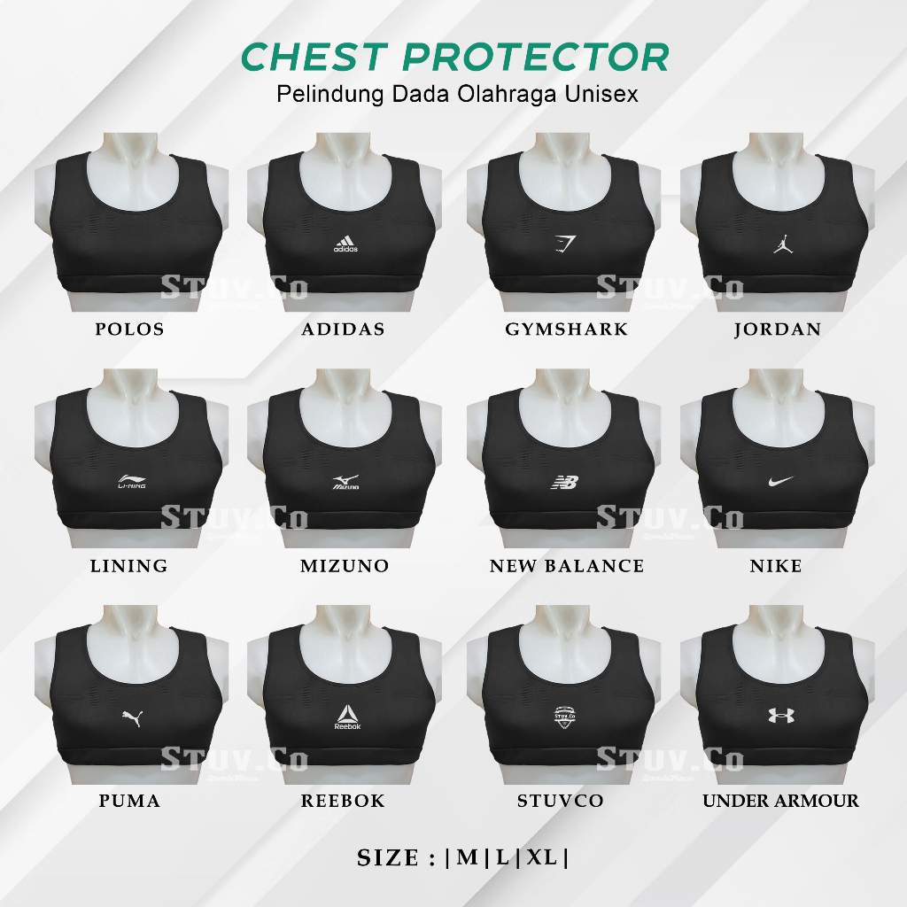 FOOTBALL VEST CHEST PROTECTOR PELINDUNG DADA OLAHRAGA SEPAK BOLA FUTSAL