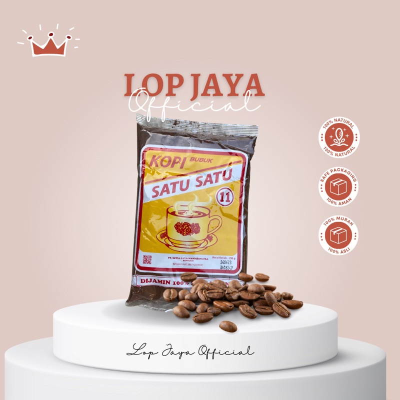 

Bubuk Kopi Satu Satu 250gram