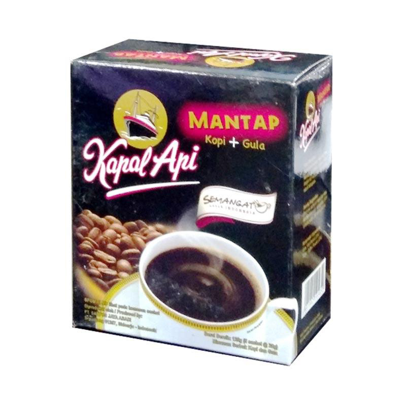 

Kapal api mantap kopi + gula isi 5 pcs x 25 gram