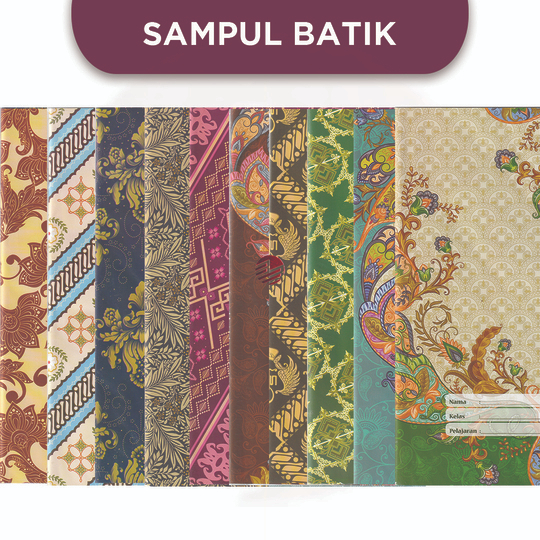 

Sampul Motif Batik Buku Tulis Random