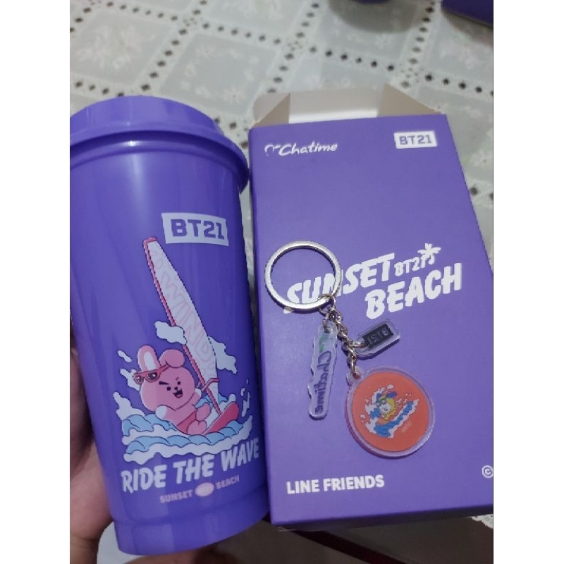 tumbler bt21 x chatime