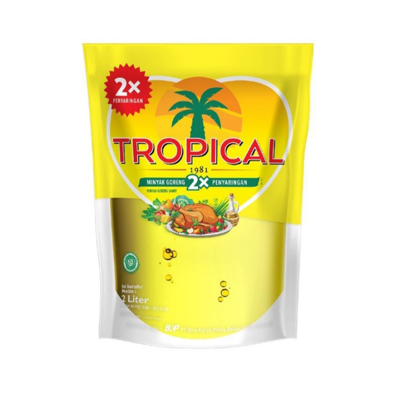 

Minyak Goreng Tropical Kemasan 2 Ltr