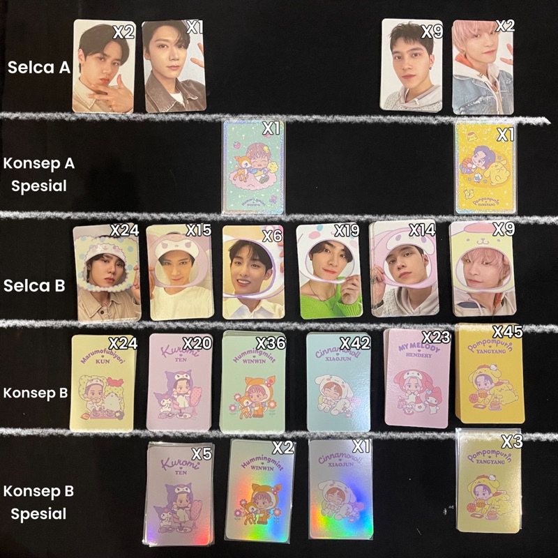 Sanrio TC A B SELCA KONSEP SPESIAL NCT