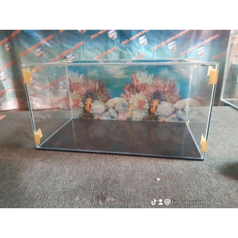 aquarium kaca 60x40x40