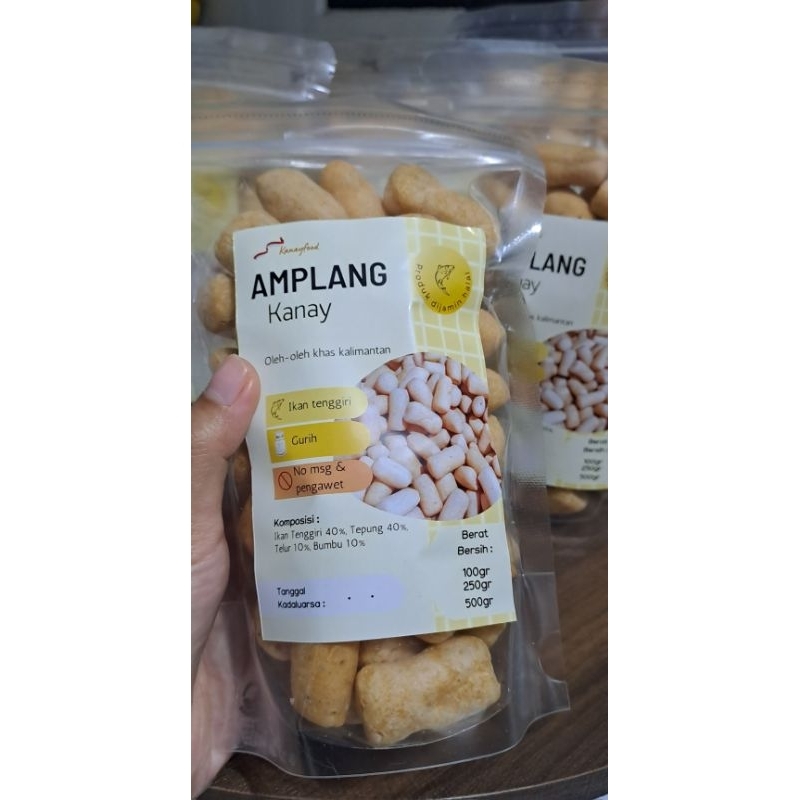 

Kerupuk Amplang Ikan Temggiri Khas Kalimantan UK besar