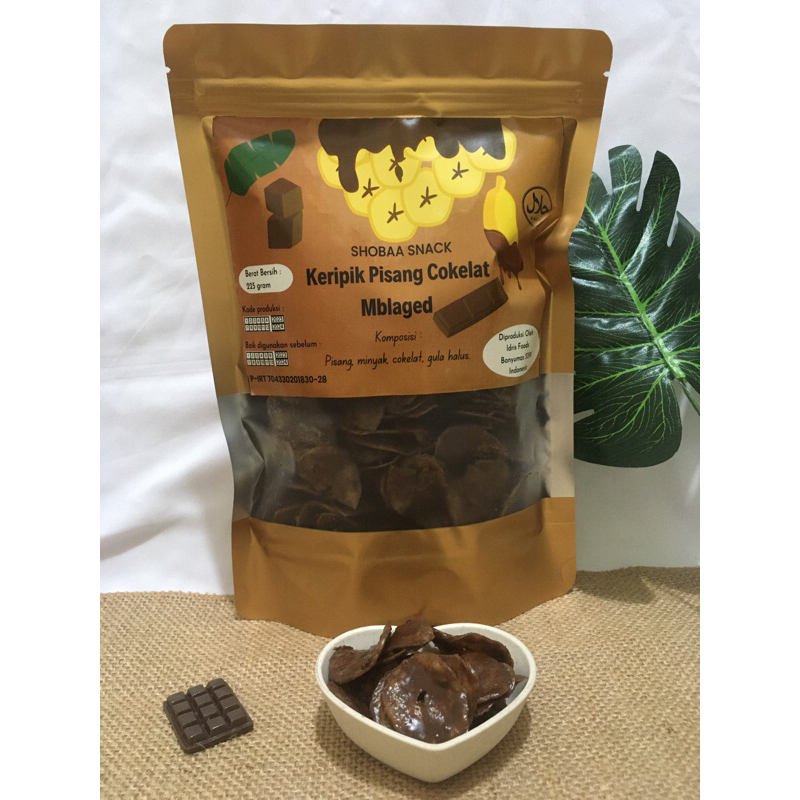 

Keripik Pisang Cokelat Mblaged 225g