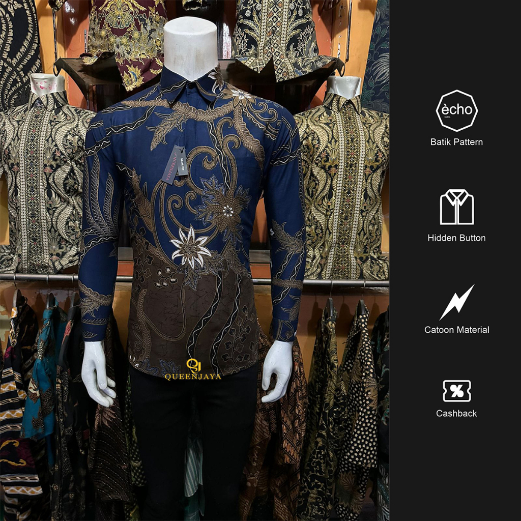 Batik Pria Slimfit Kemeja Batik Pria Kemeja Batik Slimfit Pria Batik Slimfit Baju Batik Batik Pria