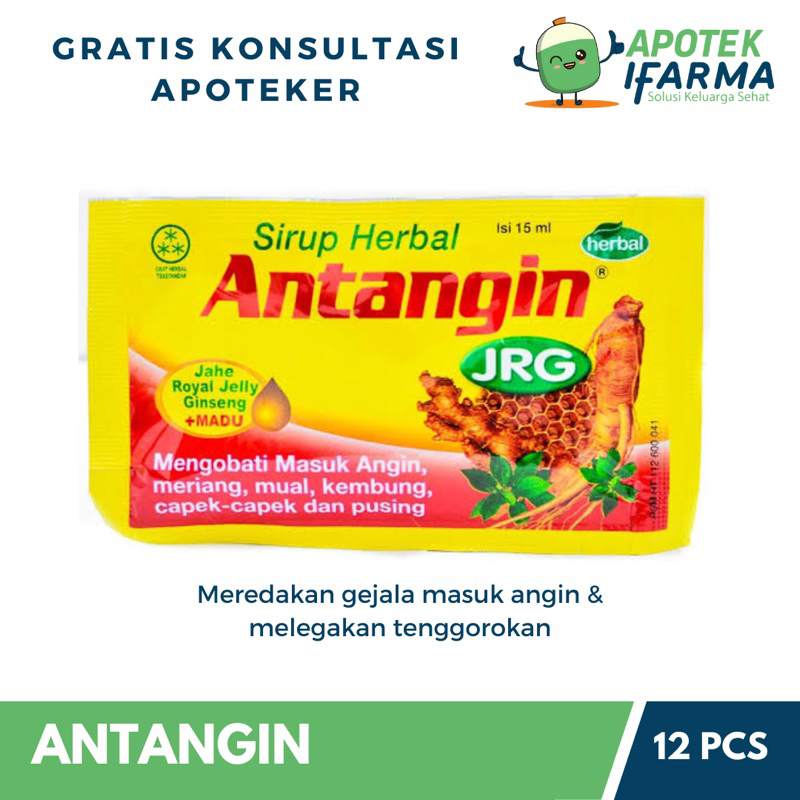 

Antangin JRG Masuk Angin Meriang Mual Kembung Sakit Kepala Redakan Tenggorokan