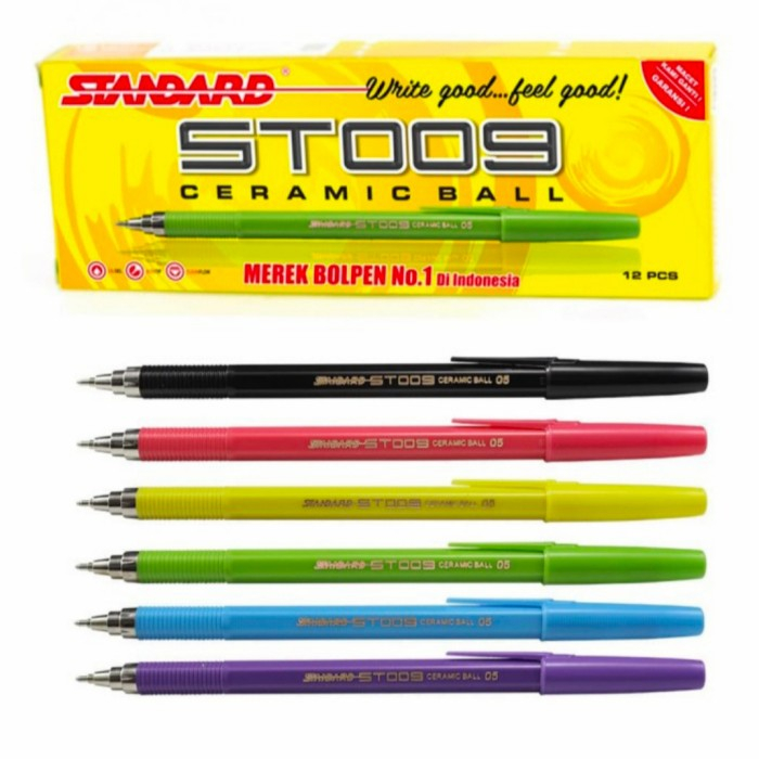 

Standard Pen - ST009 Ceramic Ball 0.5 Isi 12 pcs