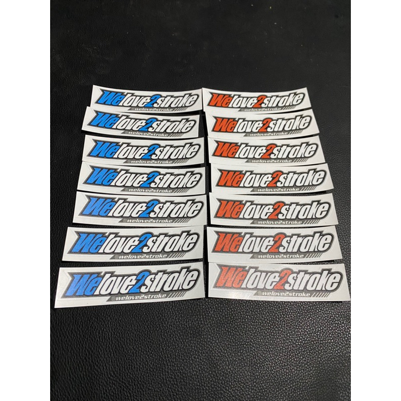 STICKER WELOVE2STROKE