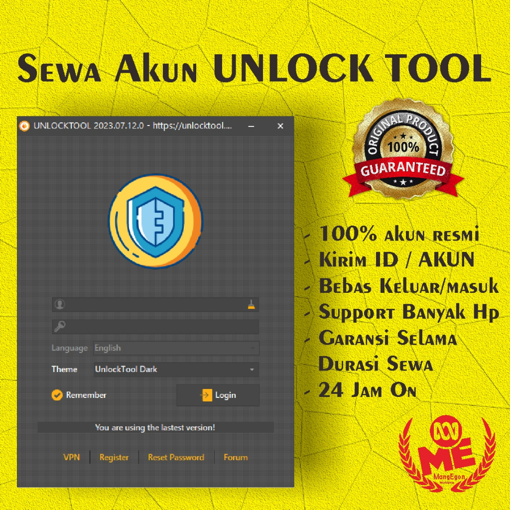 SEWA |  RENTAL UNLOCKTOOL | UNLOCK TOOL