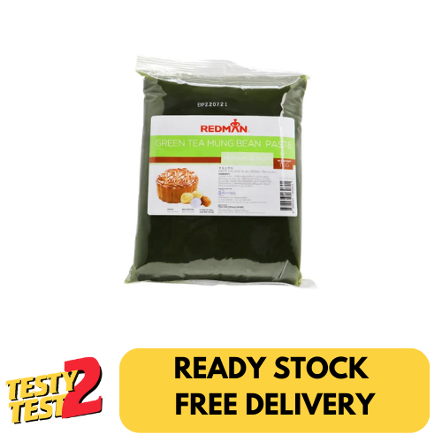 

REDMAN MOONCAKE PASTE GREEN TEA MUNG BEAN 1KG