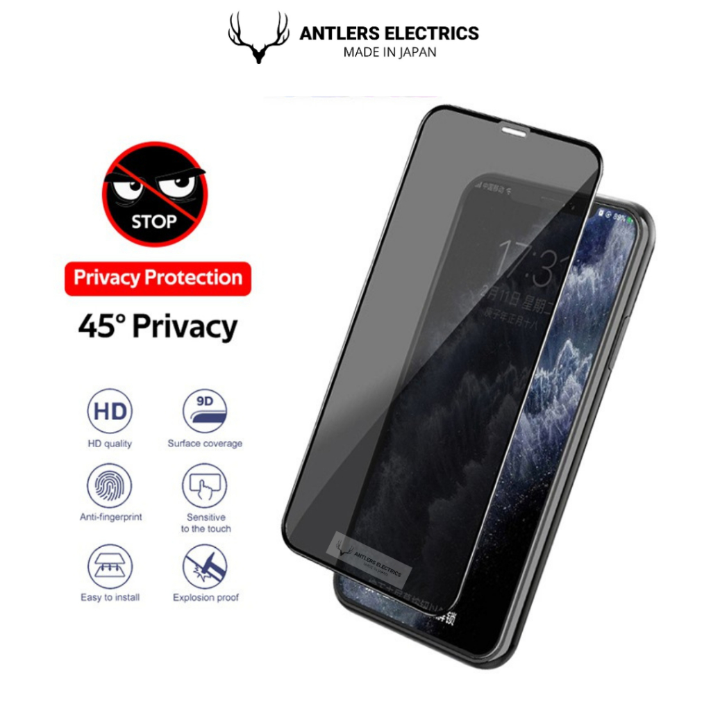 Antlers Electrics Anti Gores Iphone High Quality Tempered glass suitable for iPhone 14 13 12 11 Pro Max Mini SE 2020 X Xs Max Xr 8 7 6 6s Plus