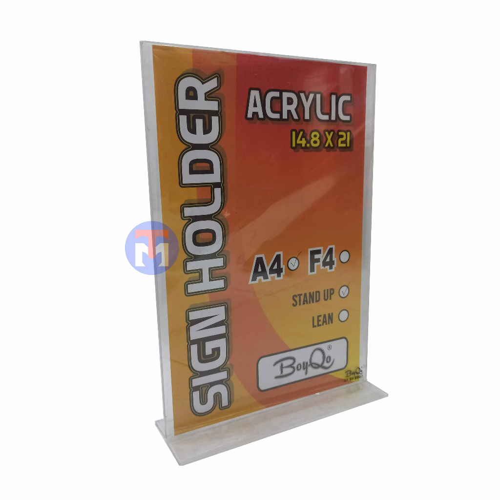 

Stand Up Sign Holder A4 2 Kaki