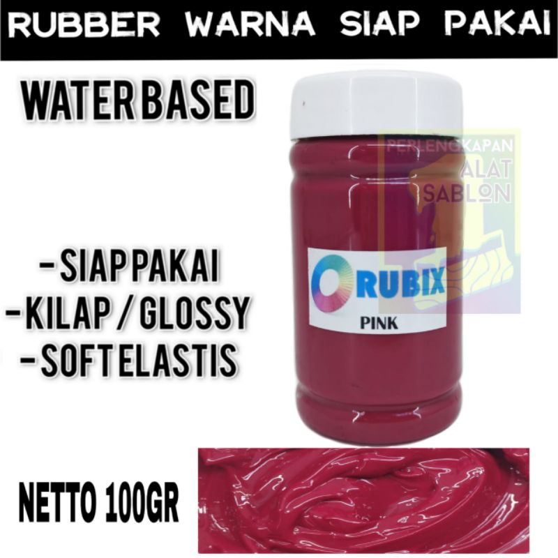 

RUBBER GL PASTA CAT AKRILIK WARNA PINK 100GR