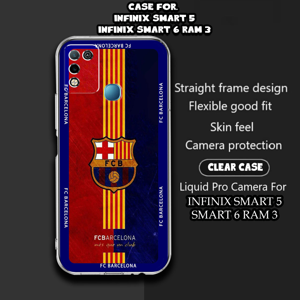 CASE Infinix Smart 6 Ram 3 / Infinix Smart 5 Motif [BOLA] TERLARIS CASING Infinix Smart 6 Ram 3 X657