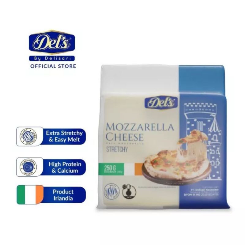 

dels mozzarella cheese 250gr