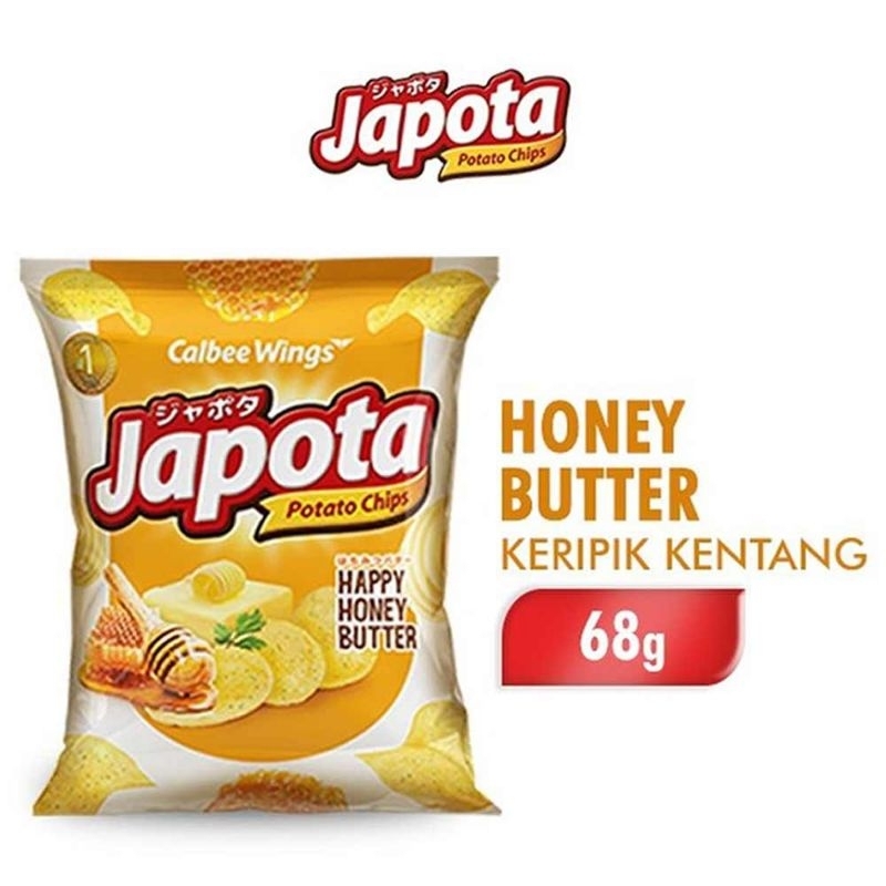 

Japota Potato Chips Happy Honey Butter 68G