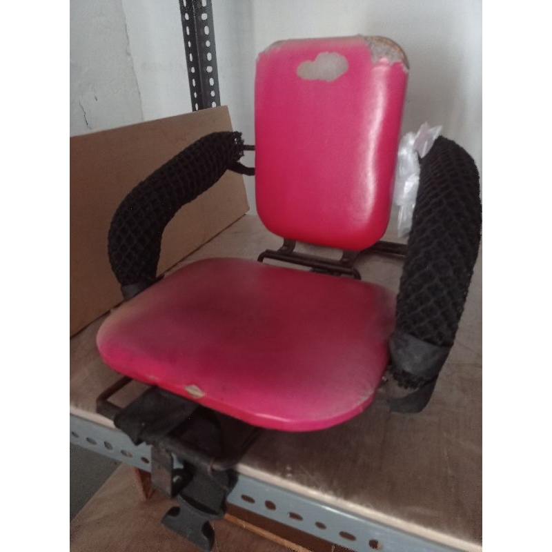 Kursi Boncengan Motor Matic untuk Anak Balita PG TK Sandaran Besi Second Preloved Bekas
