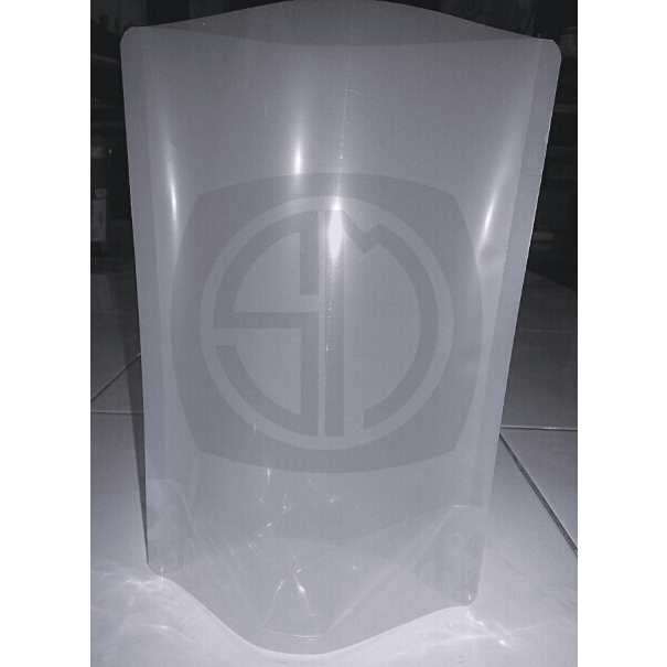 Plastik Vacuum Nylon Standing Pouch 14x20 cm 500ml isi 100pcs / Kemasan Vacuum Standing Pouch Minyak