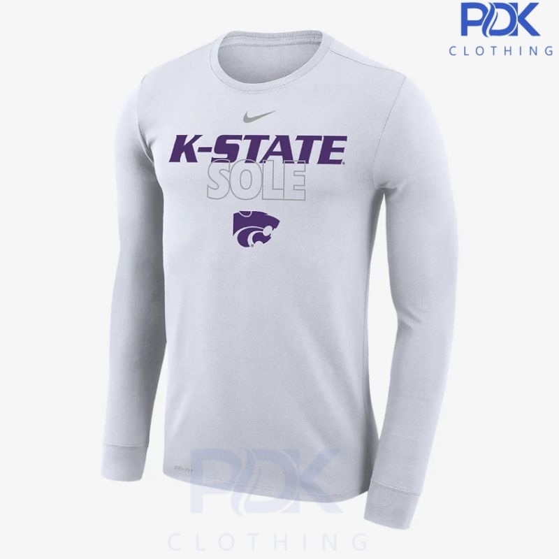 Kaos Baju Lengan Panjang NBA Basketball Kansas State Legend