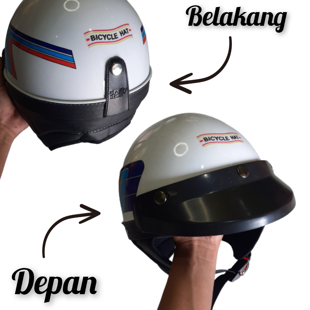 HELM CHIPS RETRO BYCLE HAT / HELM CHIP JADUL CUSTOM