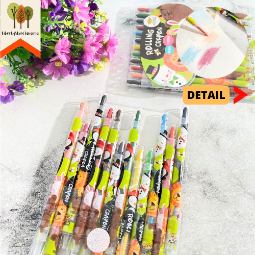

Krayon Putar 1 Set 12pcs HO-8012 Warna Warni Alat Menggambar Mewarnai Kreasi Kreativitas Crayon Stationery For School Alat Tulis Kantor Sekolah Ready Grosir Kado Ulang Tahun READY COD