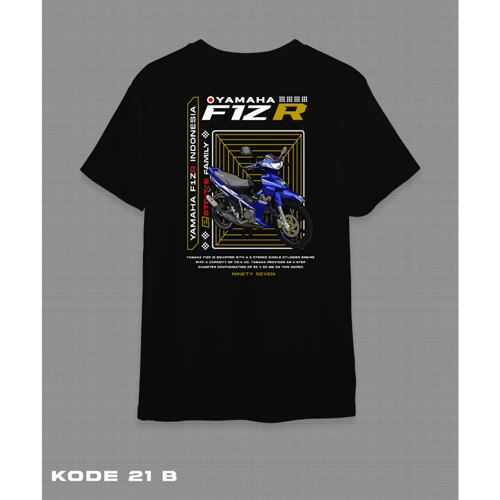 NINETY SEVEN T-Shirt kaos motor FIZ.R