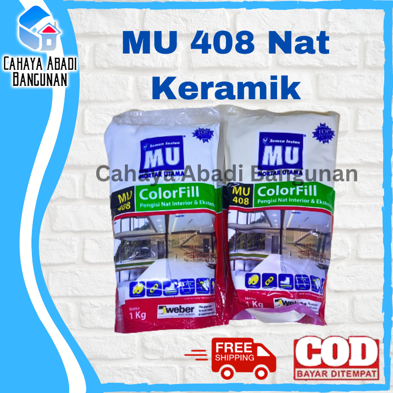 MU408 - Mortar Utama MU 408 Nat Keramik