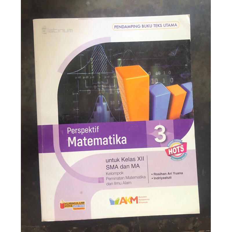 Buku Paket Perspektif Matematika SMA kelas 3 Penerbit Platinum AKM