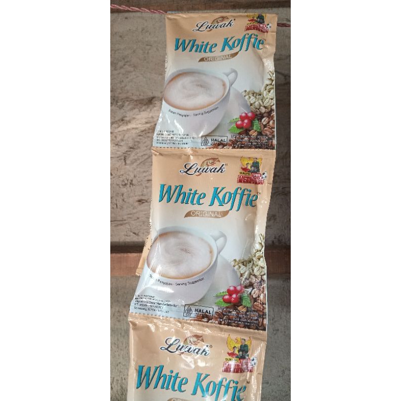 

Luwak White Koffie Original 1 renceng 10 sachet