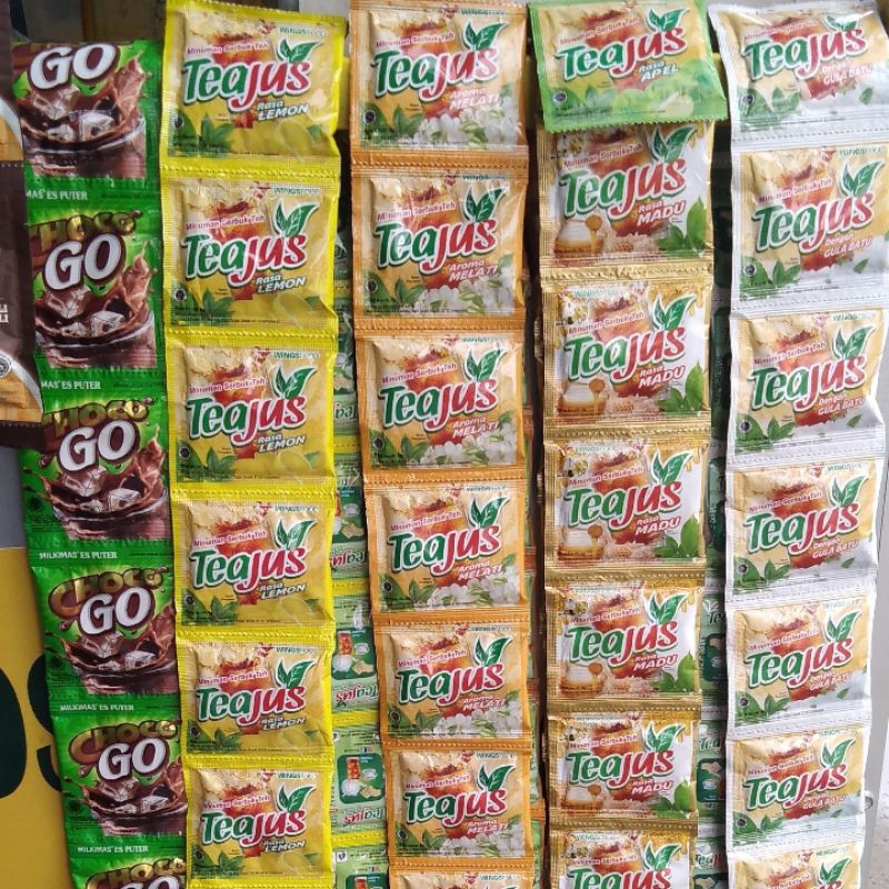 

Teajus Minuman serbuk Teh dengan rasa all varian
