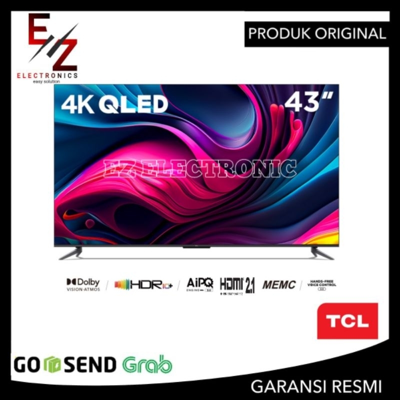 TCL 43Q6 QLED GOOGLE TV 43 Inch UHD 4K TCL QLED 43Q6