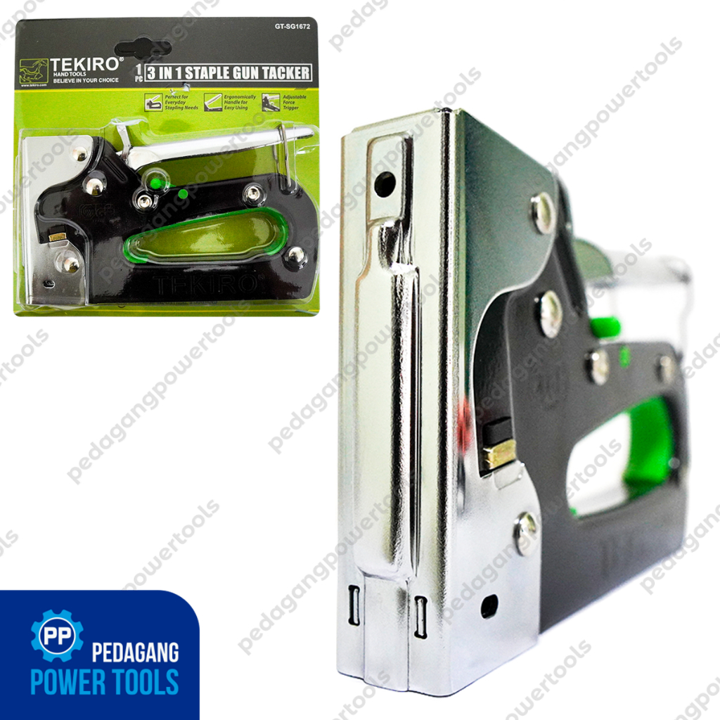 

TEKIRO 3 IN 1 STAPLE GUN TACKER STAPLES JOK TEMBAK HEKTER 3 WAY TANGAN