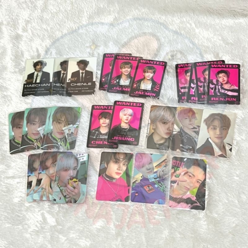 NCT DREAM GLITCH MODE MARK JENO HAECHAN JAEMIN GLITCH SCRATCH VER PHOTOCARD PC LENTI ALBUM