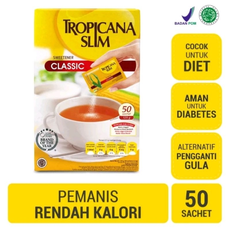 

Gula Tropicana Slim Classic 50 / Gula Diet Sehat