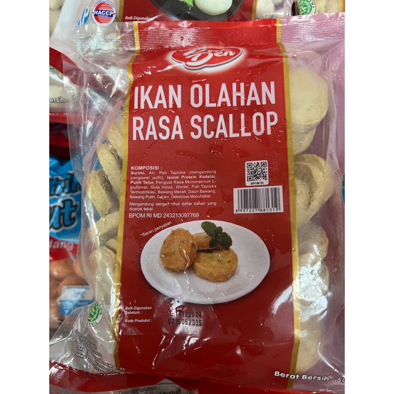 

PAK DEN IKAN OLAHAN SCALLOP 500gr