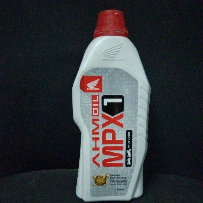 AHM Oil MPX1 - 1.2L 10W30 Oli Mesin Motor Sport 4T 4Tak MPX 1 1200ml