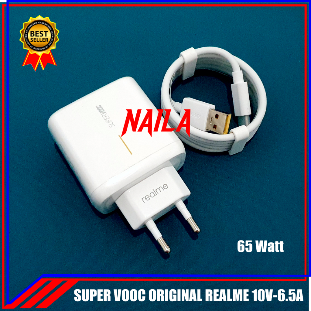 CHARGER ORIGINAL REALME SUPERVOOC 65W TYPE-C REALME 7 7 Pro X7 X7 Pro