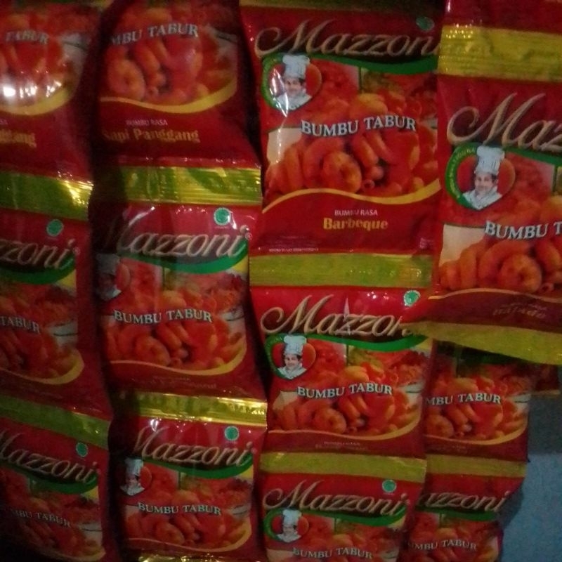 

mazoni/ serasa bumbu tabur, tulis varian Rasa dicatatan.