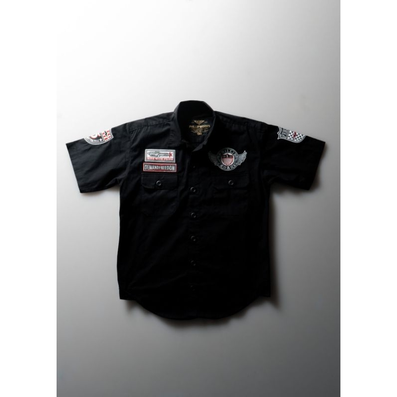 KEMEJA PHILLIP WORKS CHEVRON WORKSHIRT