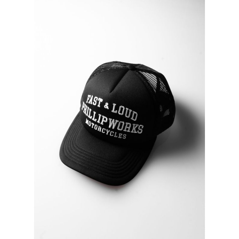 TOPI PHILLIP WORKS FAST AND LOUD BLACK TRUCKER